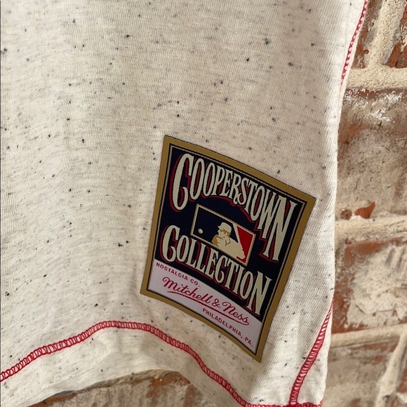 Mitchell & Ness Blue and Cream Raglan Texas Rangers Tee. (See note) - Picture 2 of 8